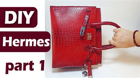 How to Make Hermes Birkin Leather Bag // Part 1 